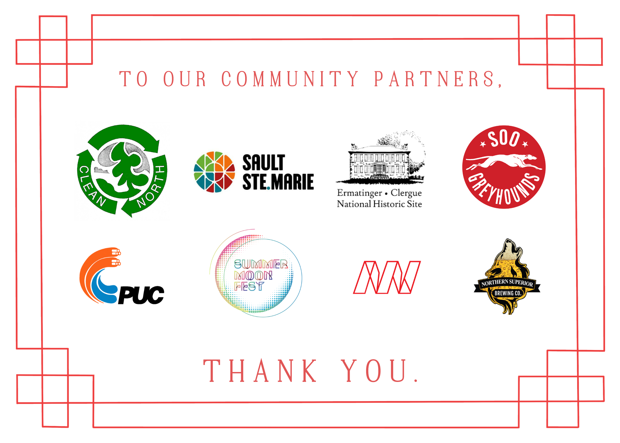 Thank You To Our 2022 Community Partners 