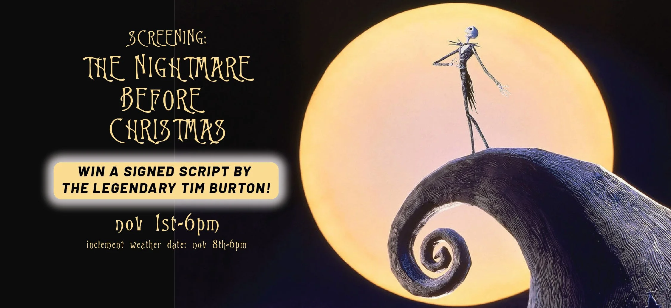 Screening in Halloween Town: A Nightmare Before Christmas
