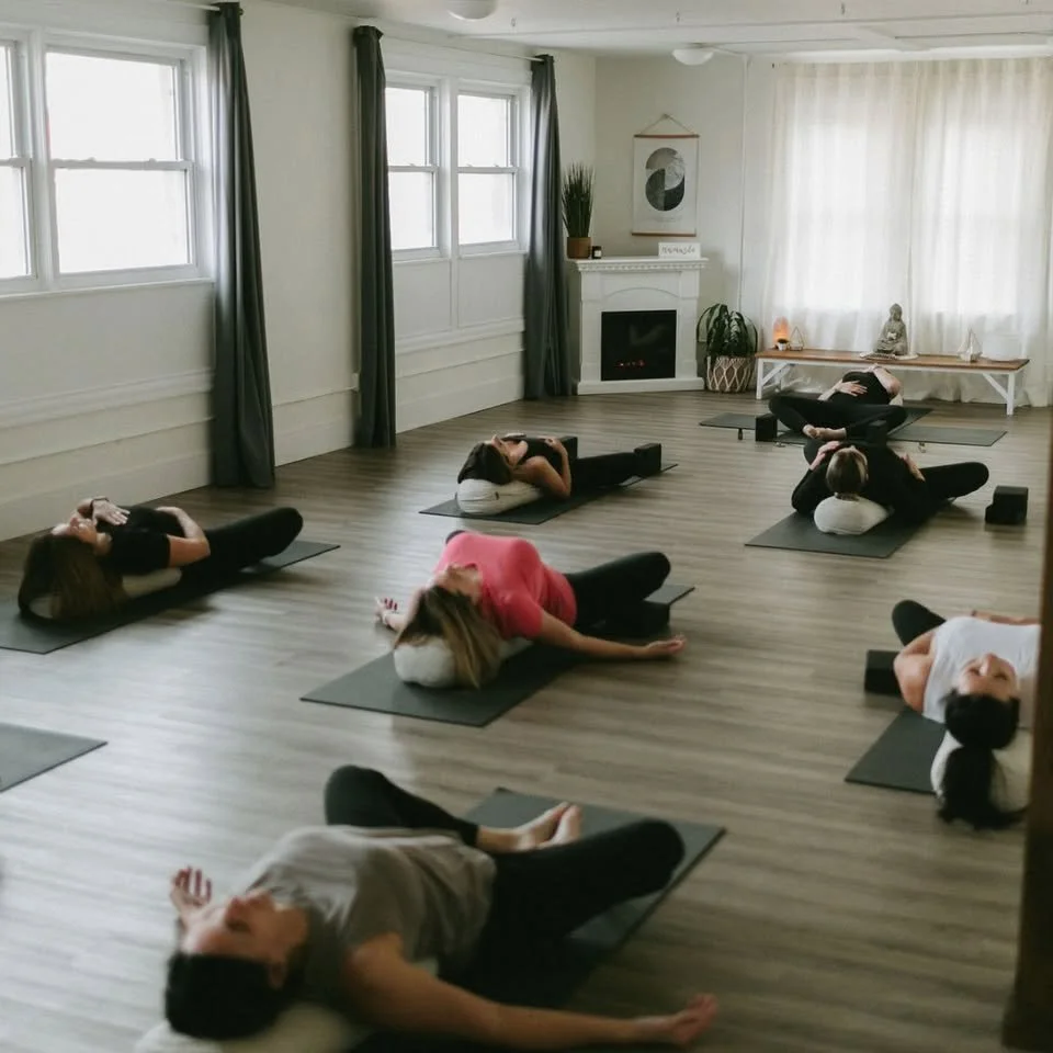 Yin and Restorative Yoga with Guided Meditations with Anne-Marie &amp; Sarah