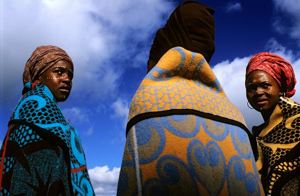 Women at a wedding in Lesotho