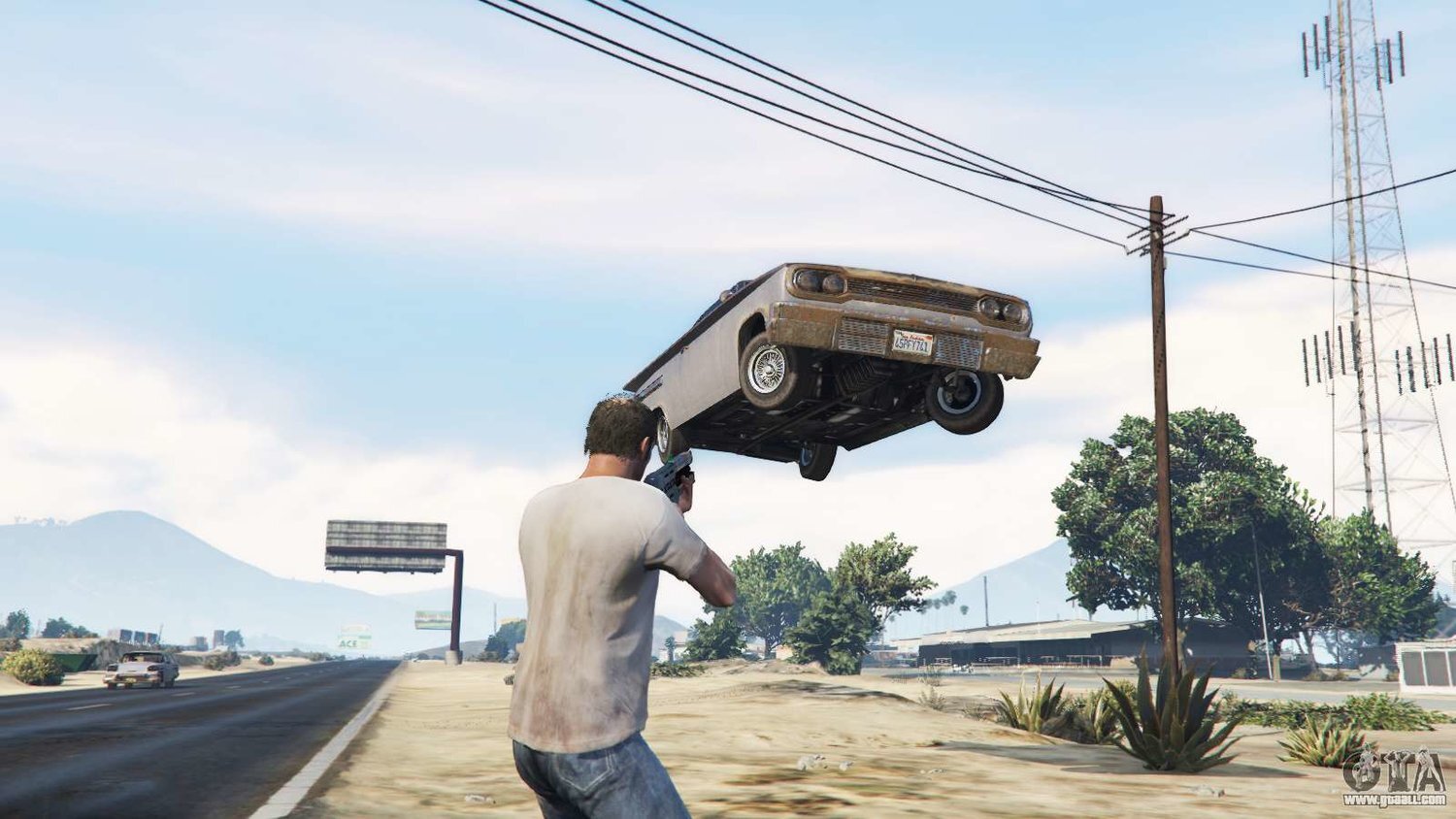 Gravity gun in gta 5