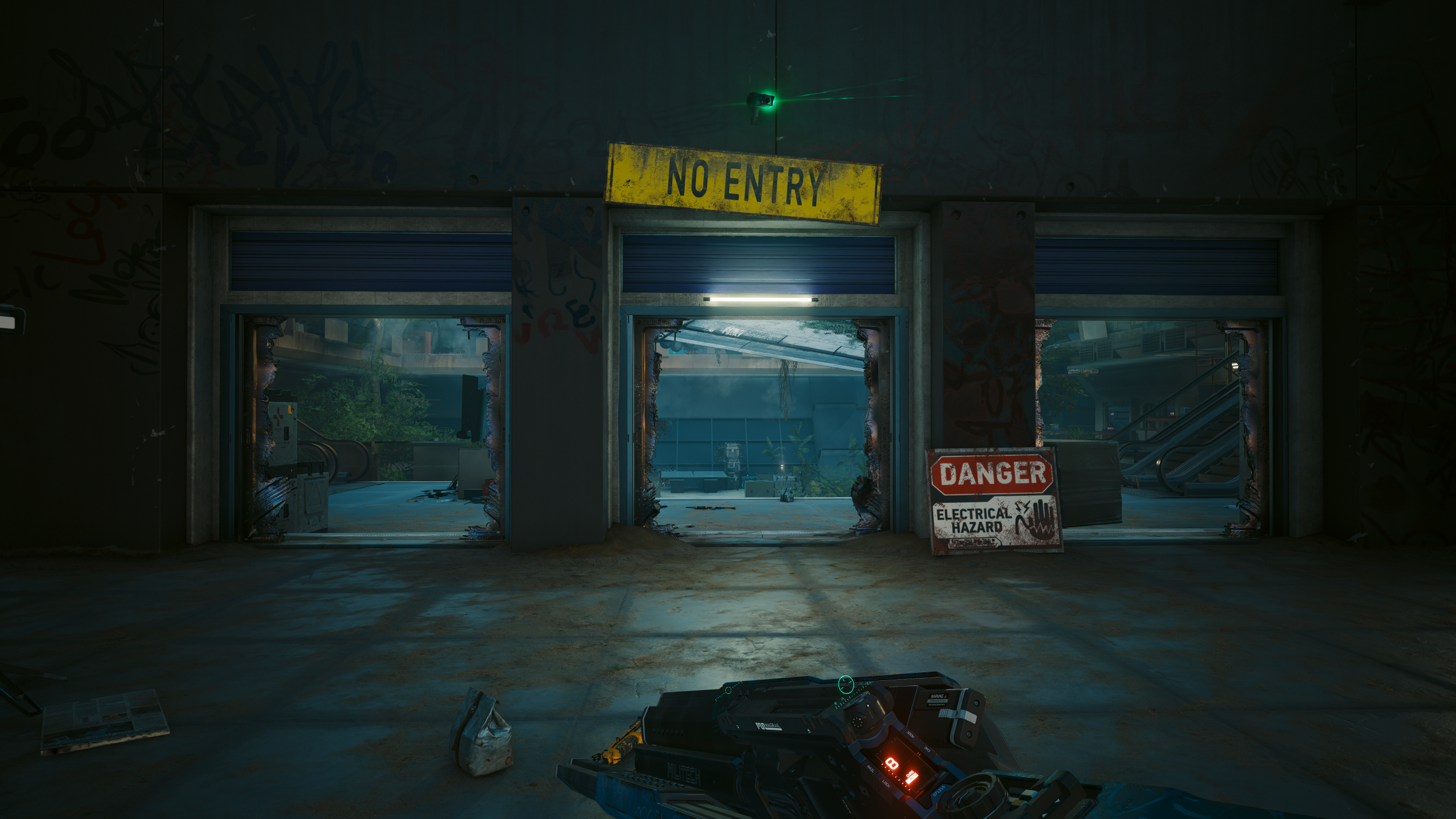Mass Driver Building Entry Go Left for Restricted Data Terminal