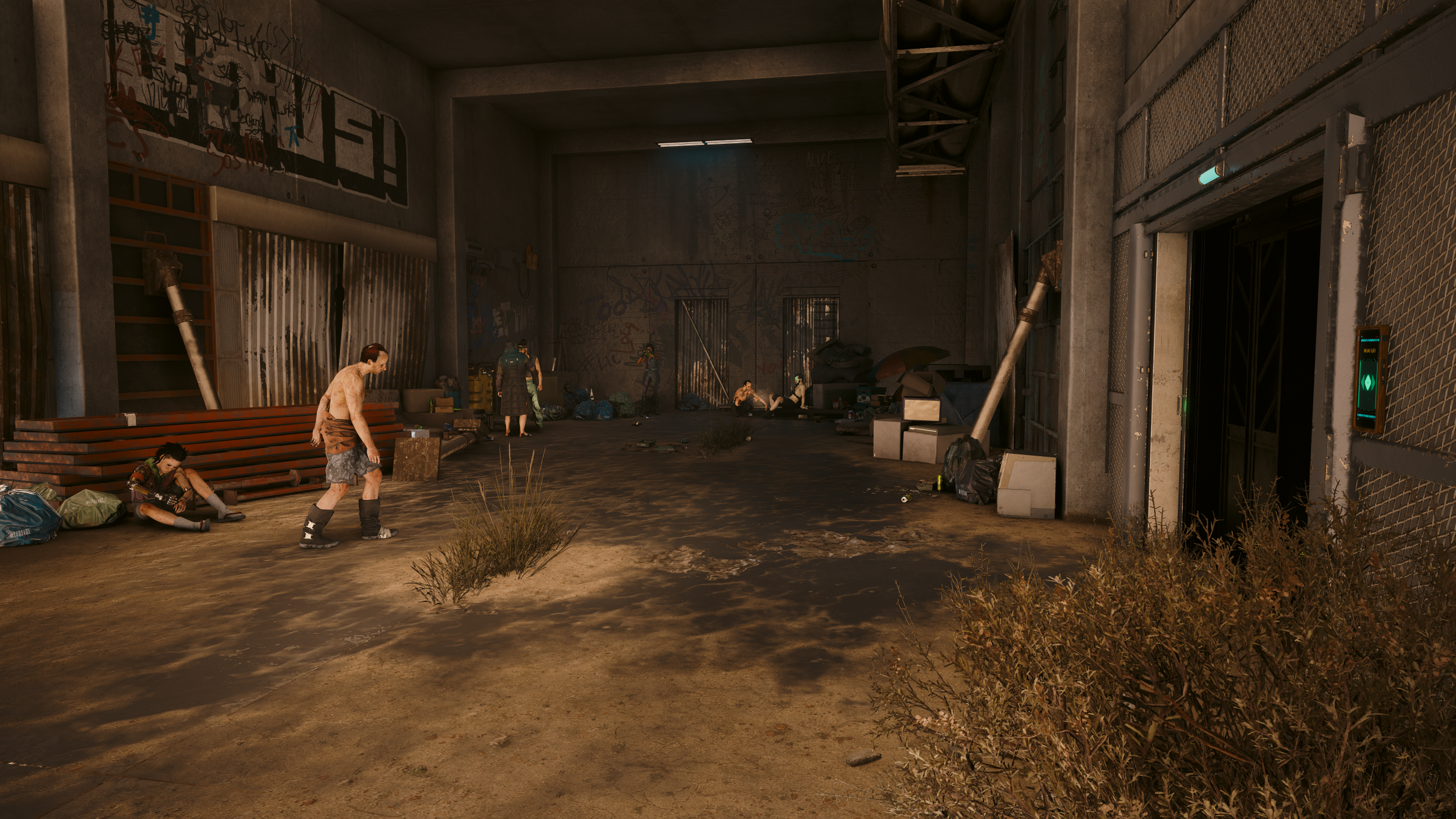 Kress Street Safehouse Elevator Restricted Data Terminal in the Back Left Corner