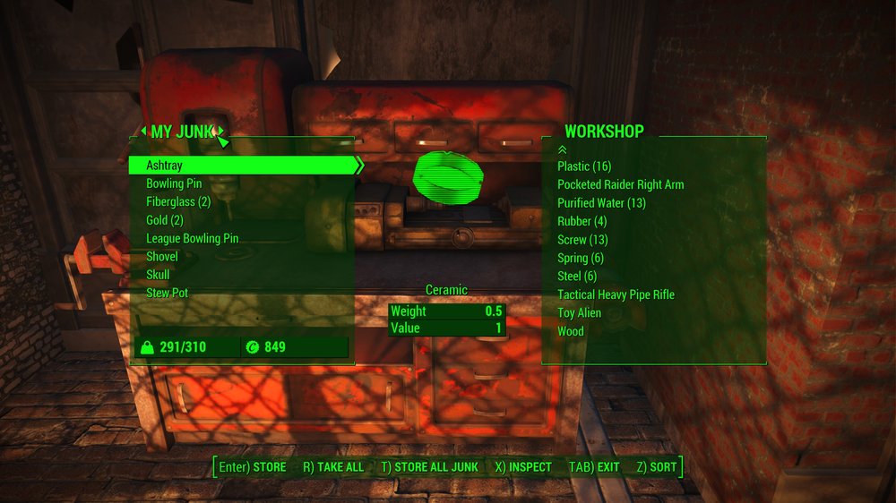 Fallout 4 Workshop Store Junk