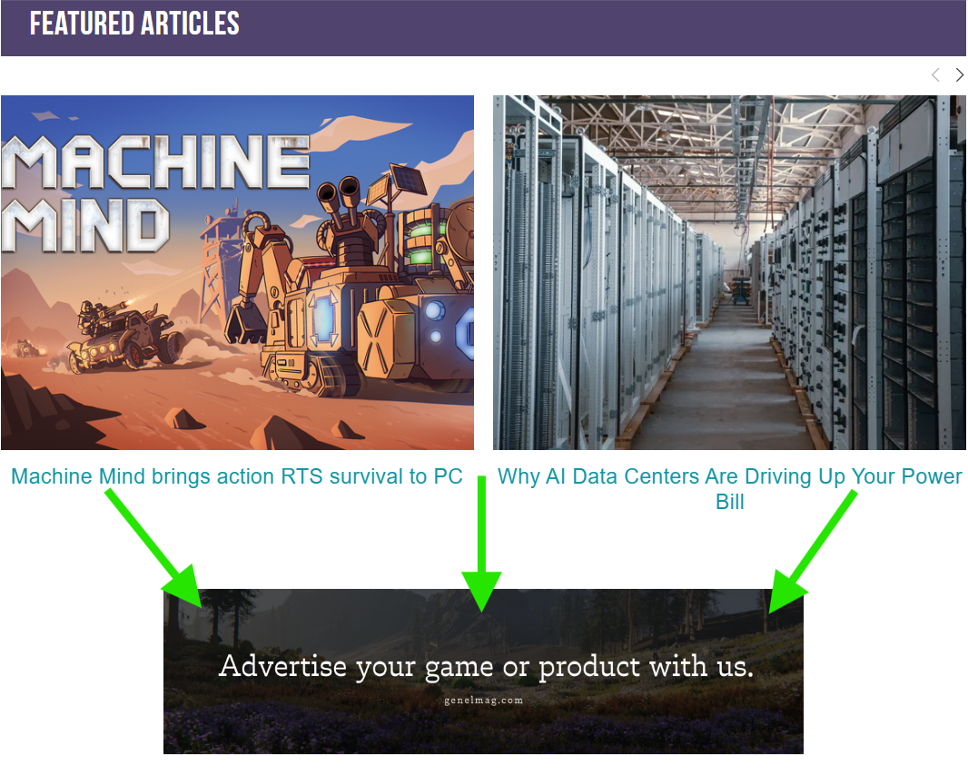Native Display Advertising - Homepage Banner