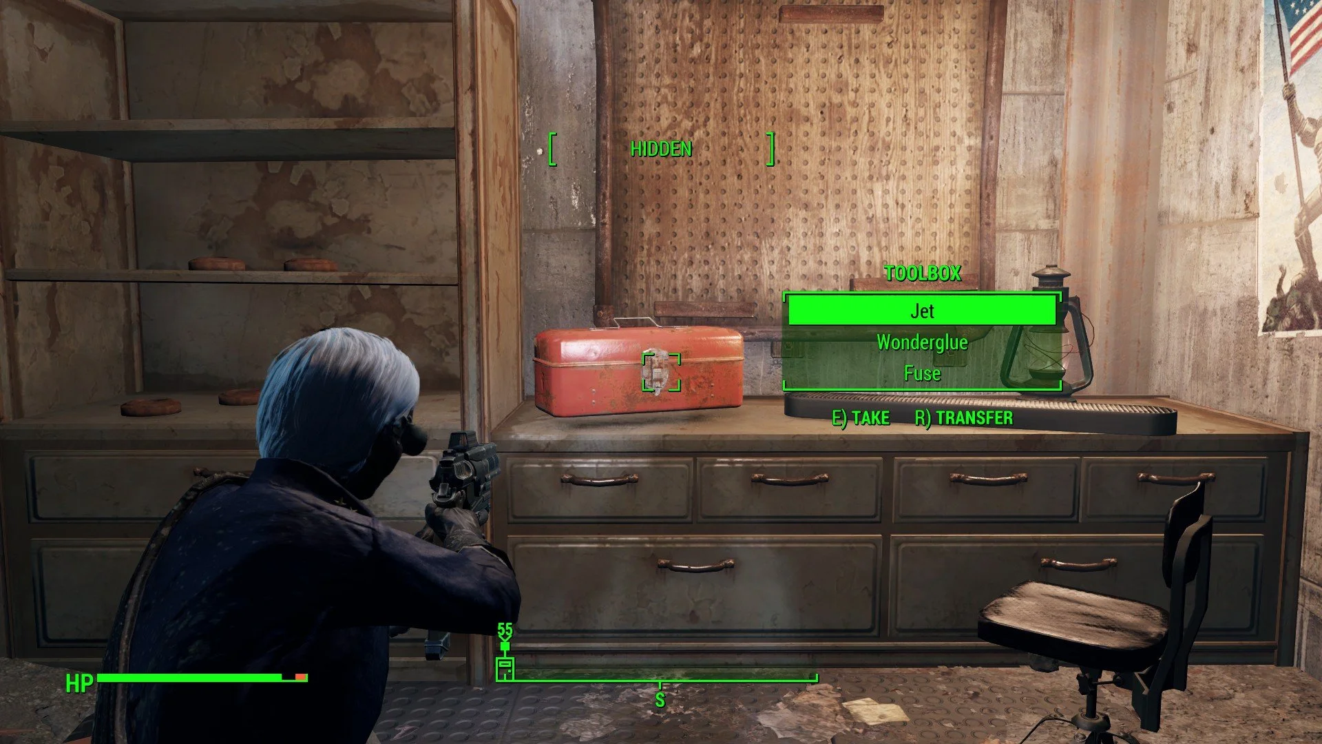 Fallout 4 toolbox with Jet, Wonderglue, and Fuse