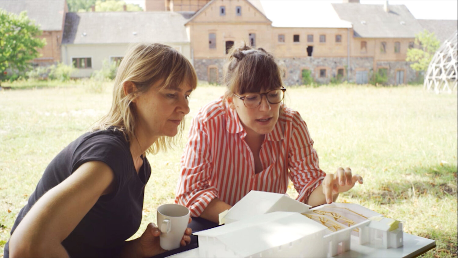 Das Architektur-Team bei der Arbeit 