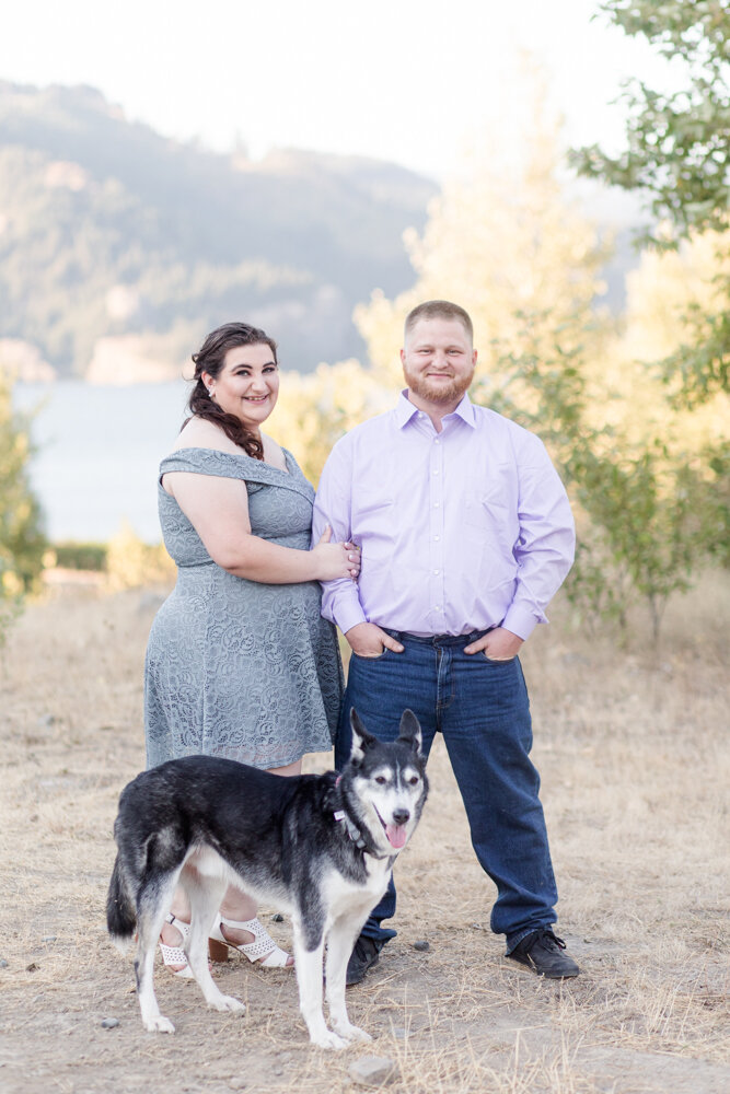 Governement Cove Engagement Session with Dog-1.jpg