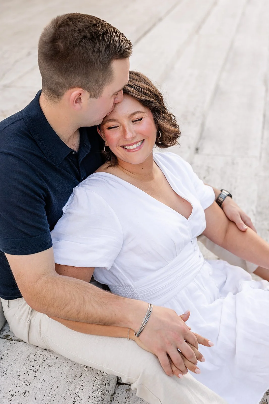 Abby and David’s Engagement Session in Downtown Portland