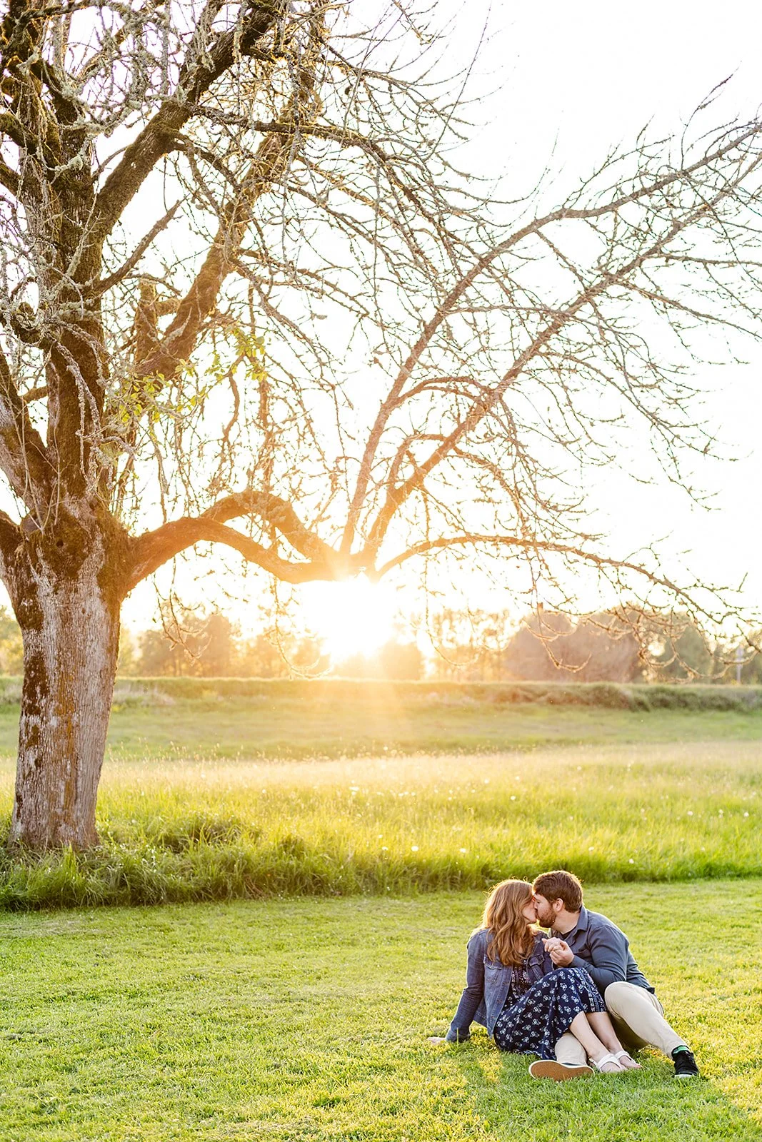 Paige and Sean’s Engagement Session on Sauvie Island