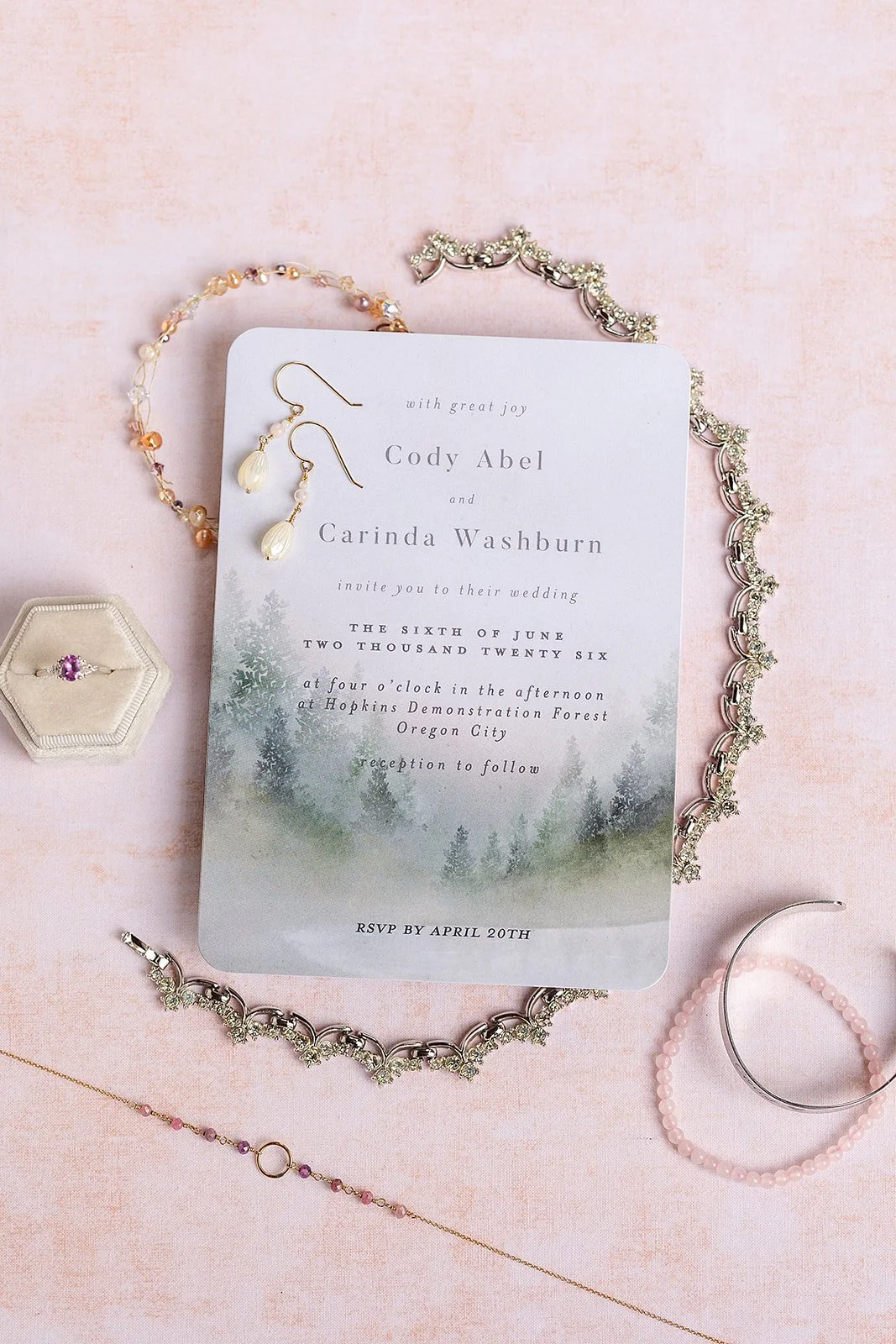 CarindaandCodyWeddingDayHopkinsDemonstrationForest (2).jpg