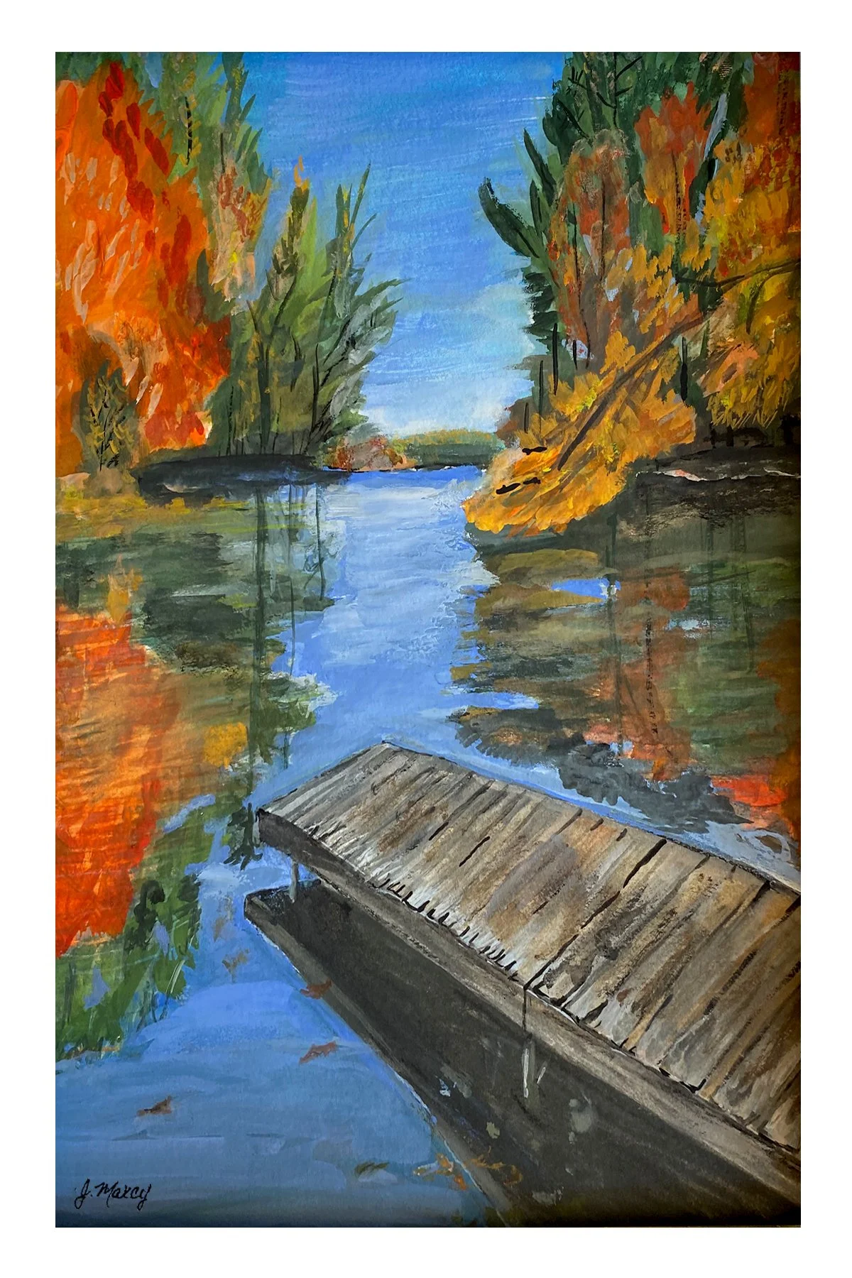 Jen-Maxcy_4x6_Greeting-Card_New Hampshire Pond.jpg