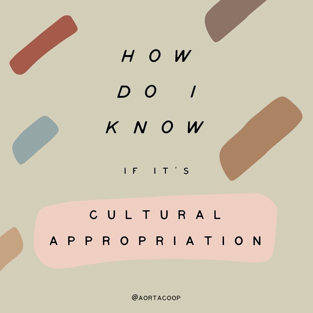 🙋🏻&zwj;♂️⁉️We often times get asked if something is or isn&rsquo;t specifically cultural appropriation or for a list of dos and donts. It&rsquo;s easy to get stuck agonizing over a single choice  out of panic without seeing the bigger picture.🙋🏼⁉