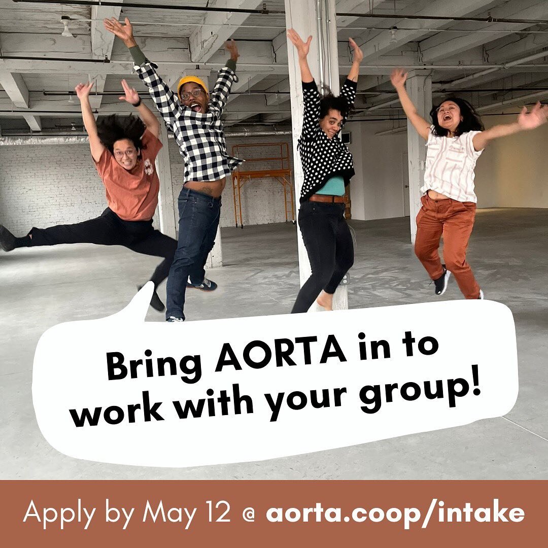 Bring AORTA in to work with your group! 

Whether it&rsquo;s a facilitating a strategic planning process or a tough meeting, coaching for leaders or consulting for HR systems, our clients bring us in to help renew a stronger sense of liberatory visio