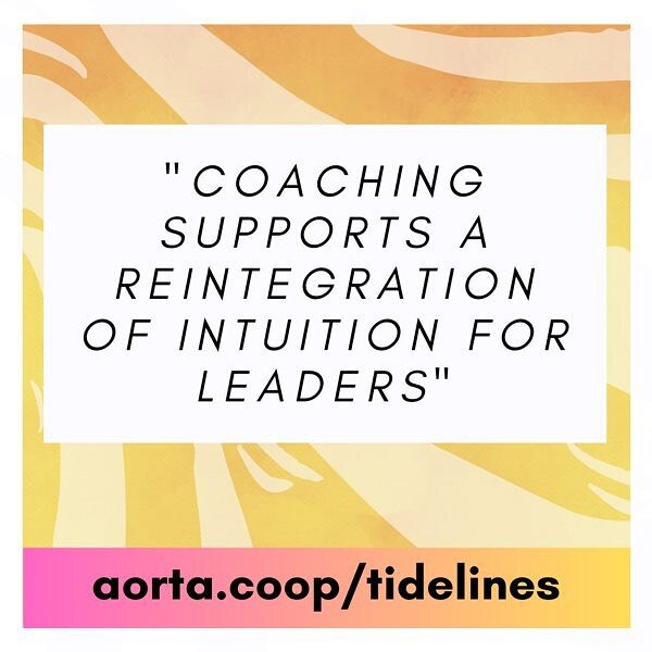 Tidelines Sneak Peek || A brief conversation between AORTA facilitator, Anisha, and AORTA&rsquo;s organizational coach, Sheena Wadhawanm, on the pedagogy of coaching and its potential for rooting in values and activating authenticity for shared leade