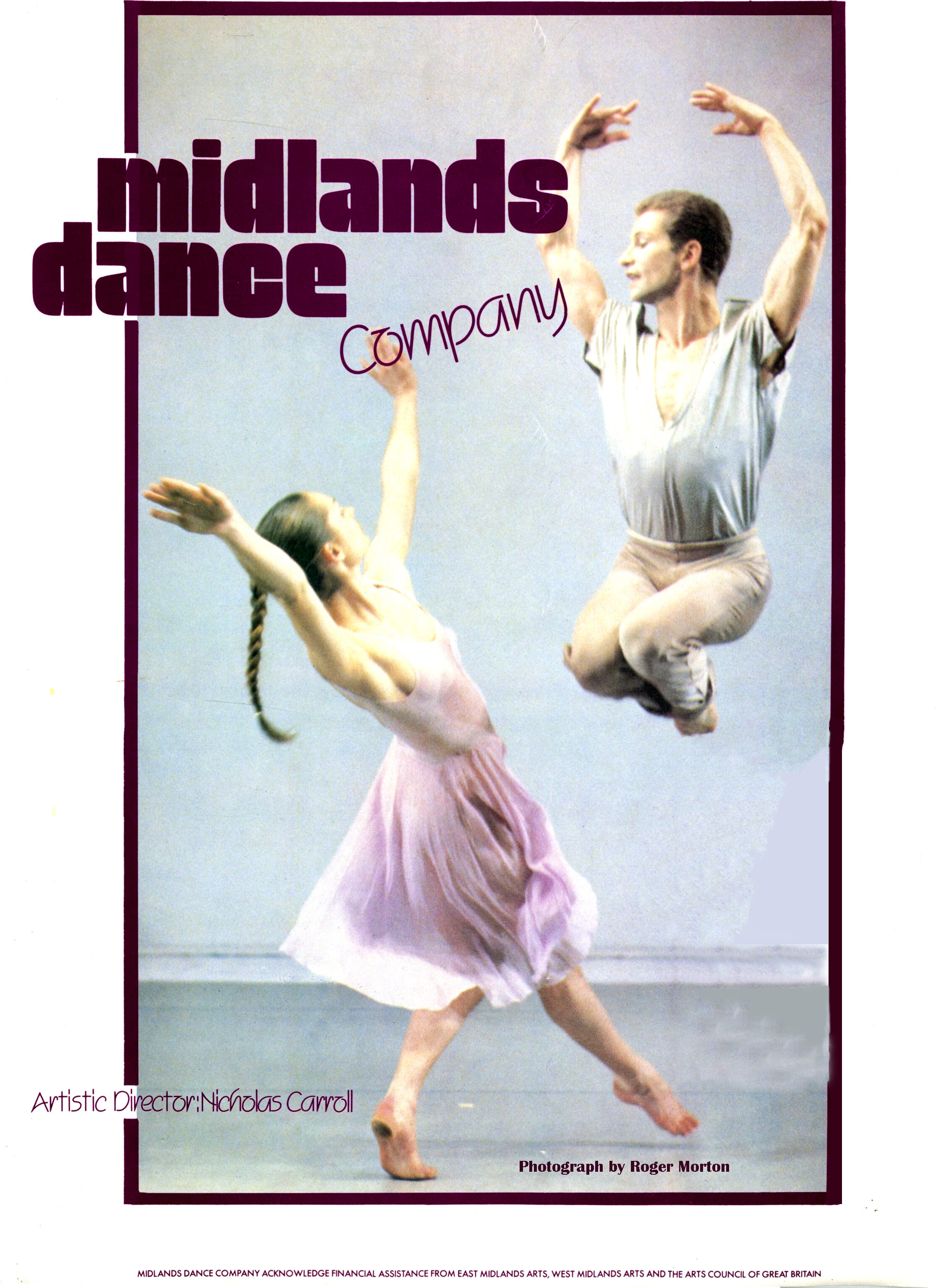 Poster for the Midlands Dance Company, UK
