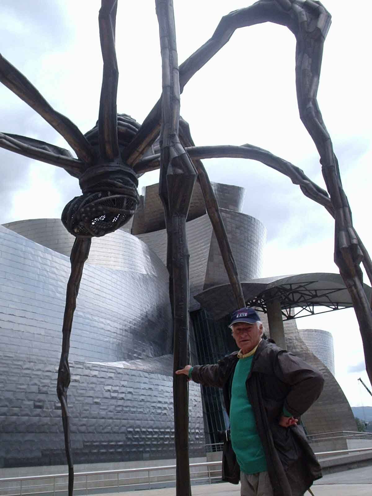 Roger Morton at the Guggenheim Museum in Bilbao, Spain