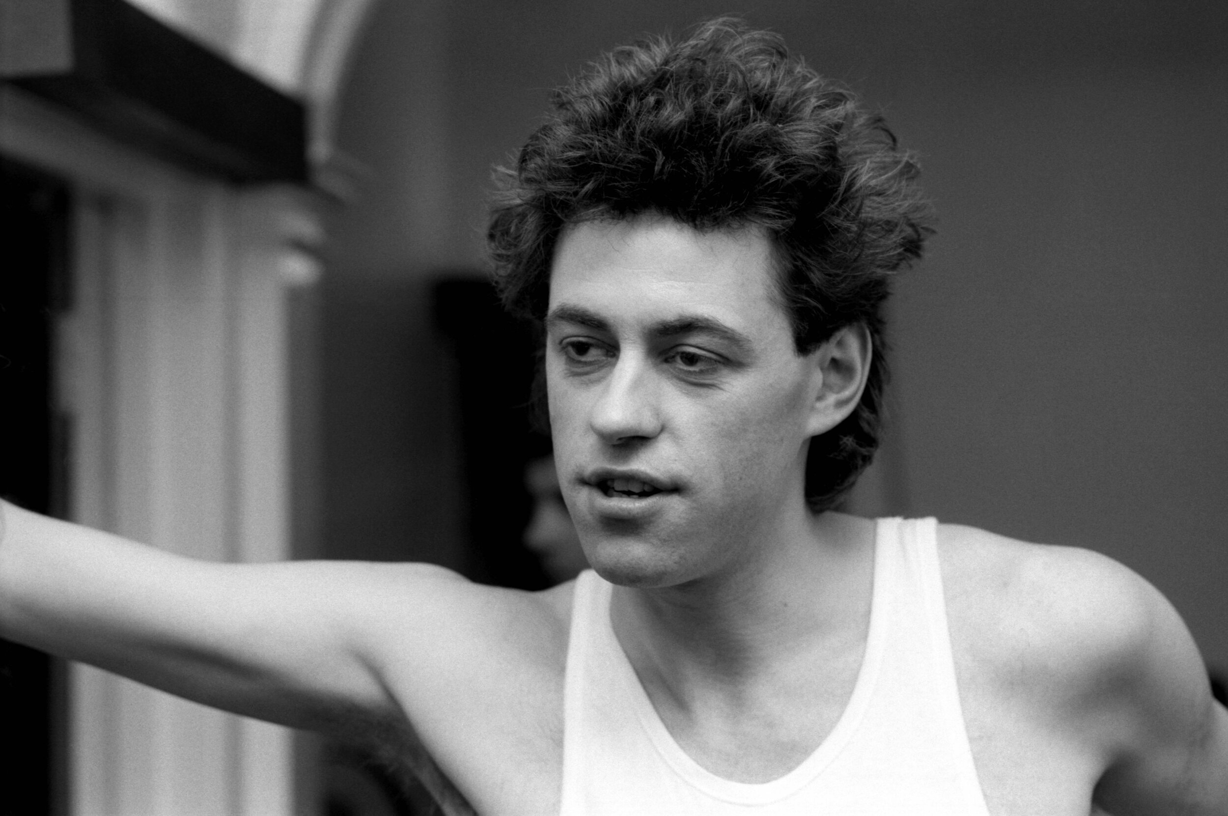 Bob Geldof in the film "Number One"