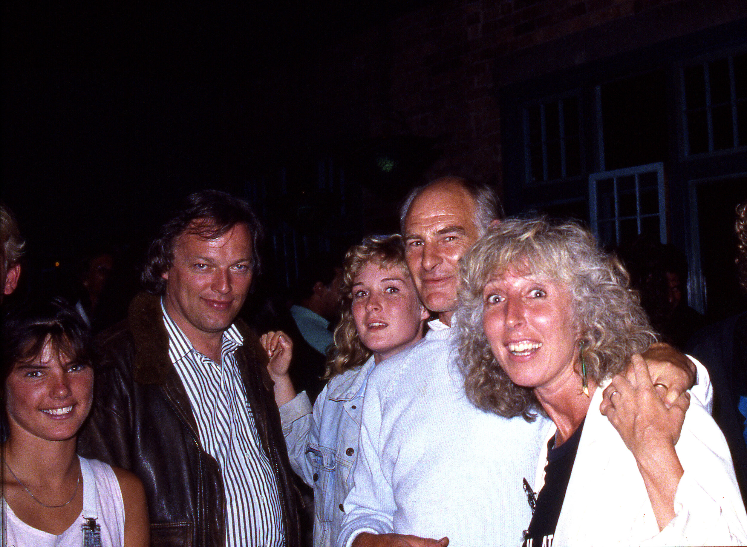 Dave Gilmour at the Pink Floyd after-party.  Auckland New Zealand