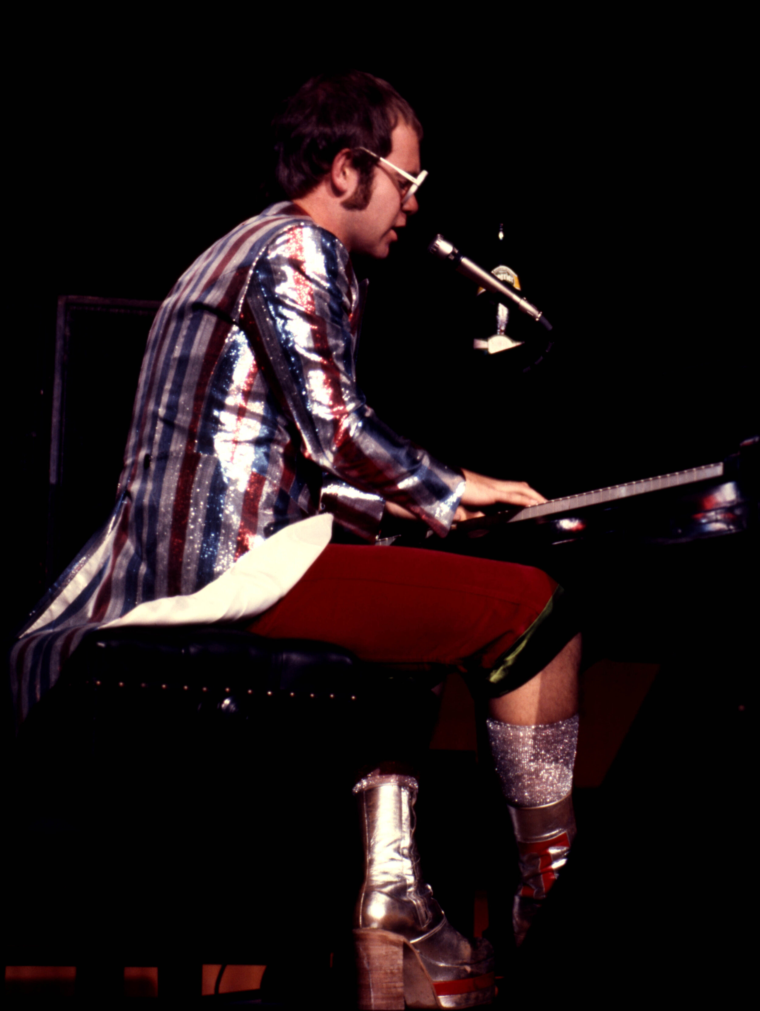 Elton John at Fairfield Halls Croydon, London.