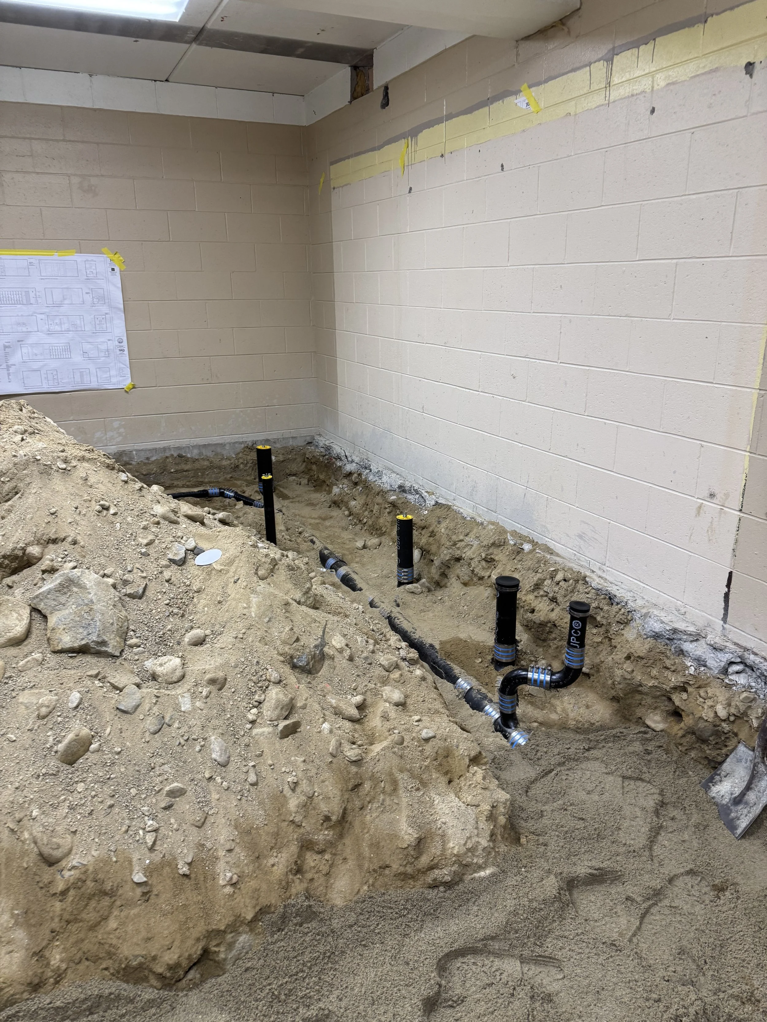 Underground Plumbing Rough