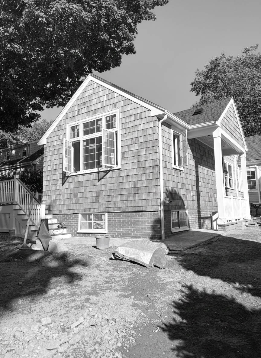 Kitchen Addition With Basement Stair Walk Out