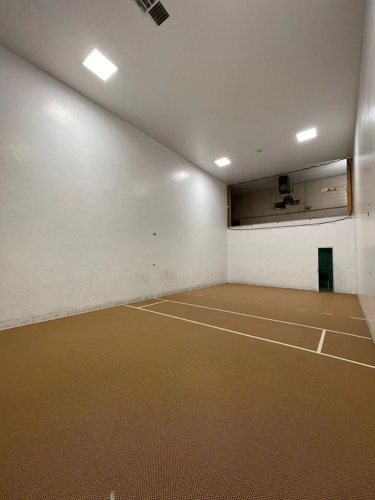 original raquetball court prior to demolition