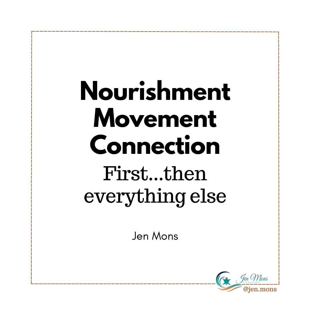 The only way to THRIVE in life is when nourishment, movement and connection are EMBODIED and a part of your daily life... and I mean without thinking.⁣
.⁣
You have done the work to end cycles of self sabotage.⁣
.⁣
You embrace the healing in the accep