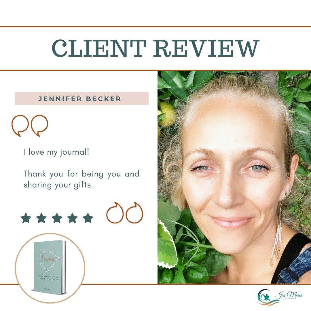 A glowing review from @aspireintegrative one of the amazing ladies in my tribe.
.⁣⁣
Thrilled to see my 𝟗𝟎-𝐝𝐚𝐲 𝐏𝐫𝐨𝐬𝐩𝐞𝐫𝐢𝐭𝐲 𝐉𝐨𝐮𝐫𝐧𝐚𝐥 𝐦𝐚𝐤𝐢𝐧𝐠 𝐰𝐚𝐯𝐞𝐬 and bringing joy to our community! 📔
.⁣⁣
If you haven't grabbed your copy 