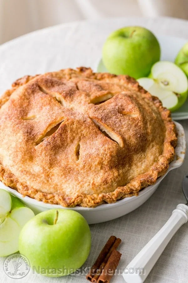 Thanksgiving Apple Pie, Cinnamon Sugar Crust