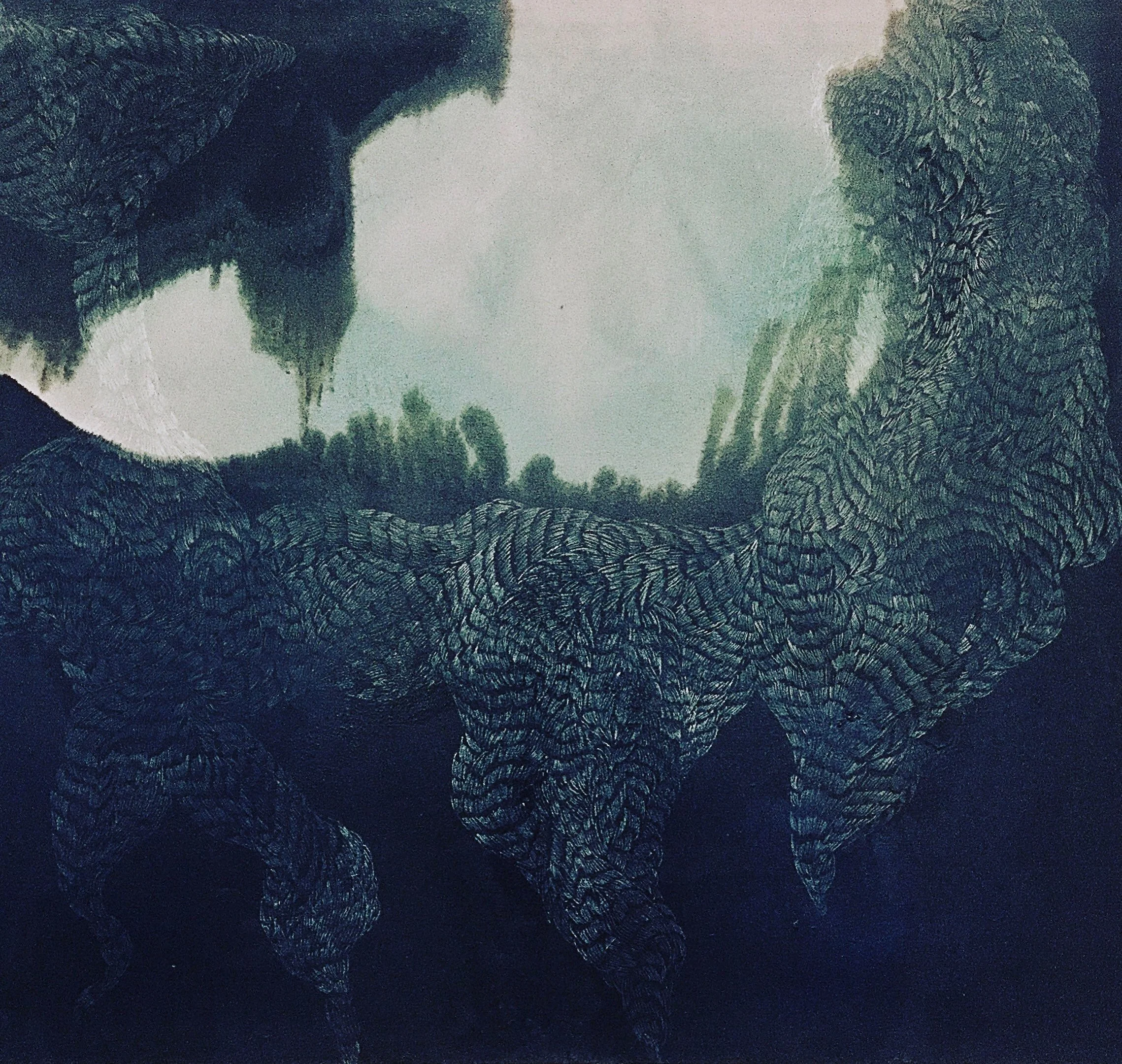 das BLAU ist oben_und die Landschaft erhebt sich 