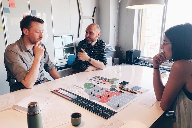 Five years ago to this day we opened our studio at @vandesignwk and invited the public to try out SPECULATION!, an anti-housing speculation collaborative board game that we designed. Today, we are on our way to the @venice.architecture.biennale for t