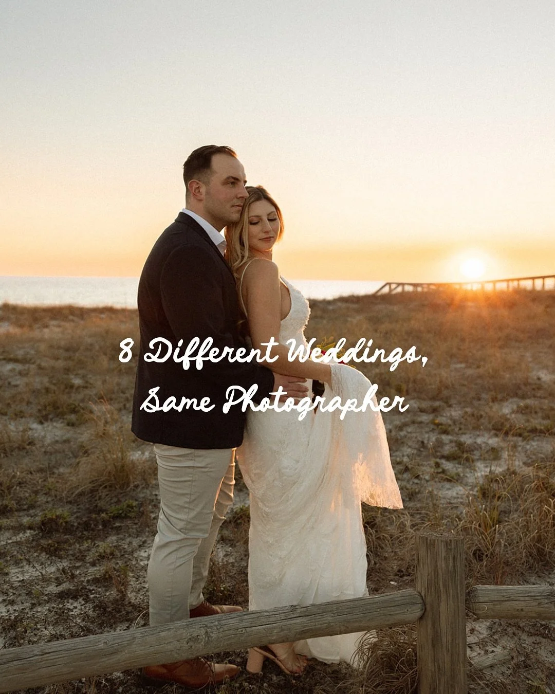 In order of when I photographed them!!! 💛 Weddings big and small truly have my heart.