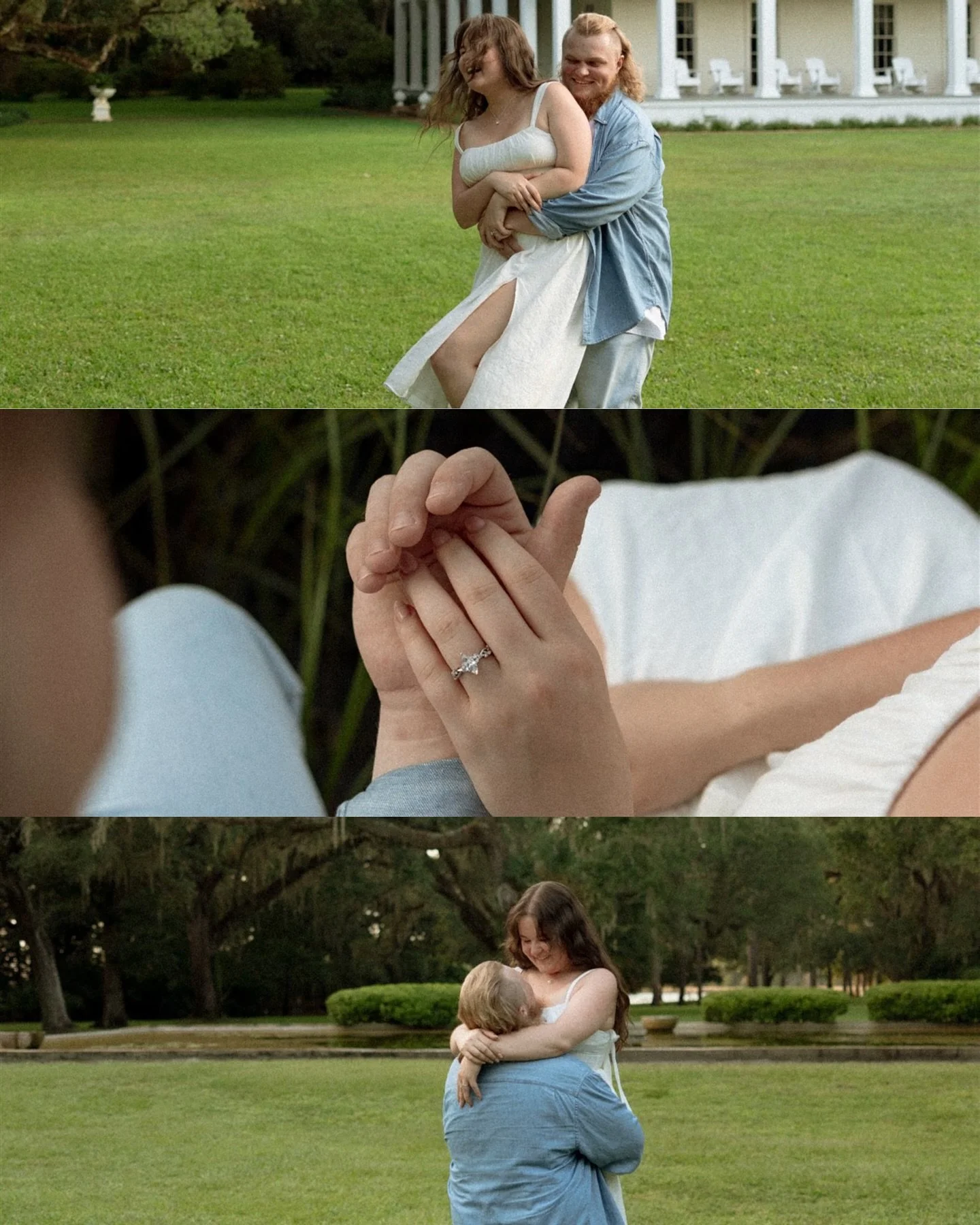 A sweet summertime proposal 🫶🏻

&bull;
&bull;
&bull;
&bull;
&bull;
#pensacolaphotographer #cinematicphotography #destinphotographer #30aphotographer #edengardens #pensacolaweddingphotographer #pensacolaengagementphotographer #proposal #proposalinsp