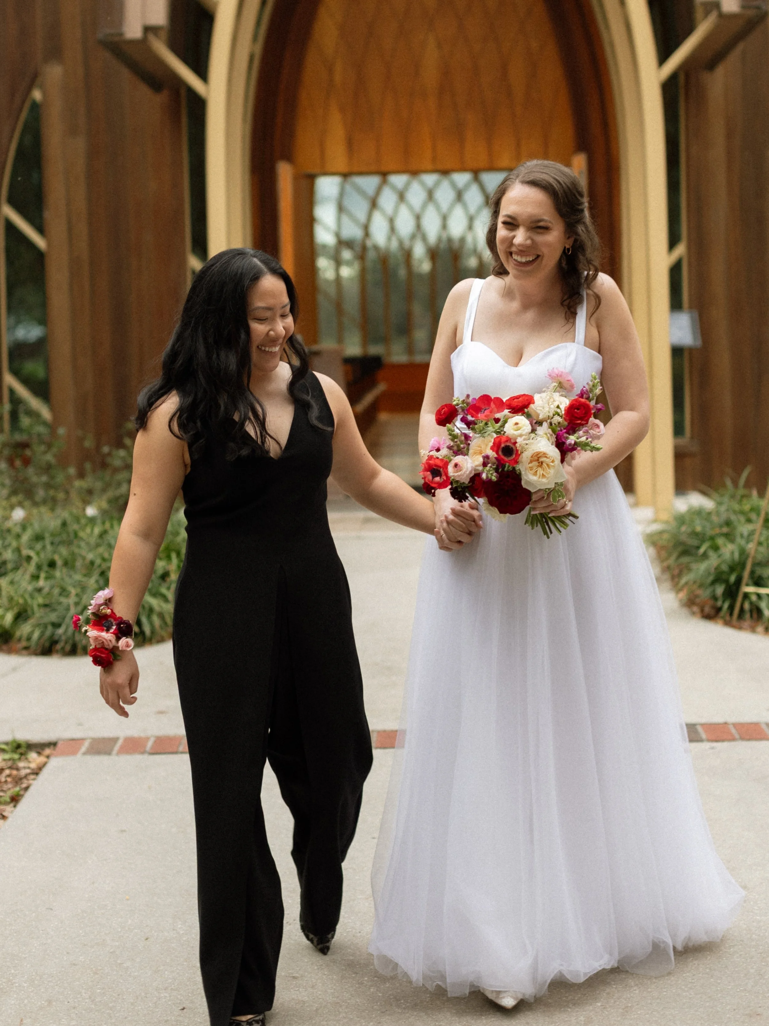 Samantha + Jessica&rsquo;s perfect Baughman Center Wedding Day 

Brides @stoffoli @jessica.toffoli 
Ceremony Venue: @BaughmanCenter
Reception Venue: @flow.space.events
Planning &amp; Coordination: @masterpieceweddings
Catering &amp; Bartending: @swee