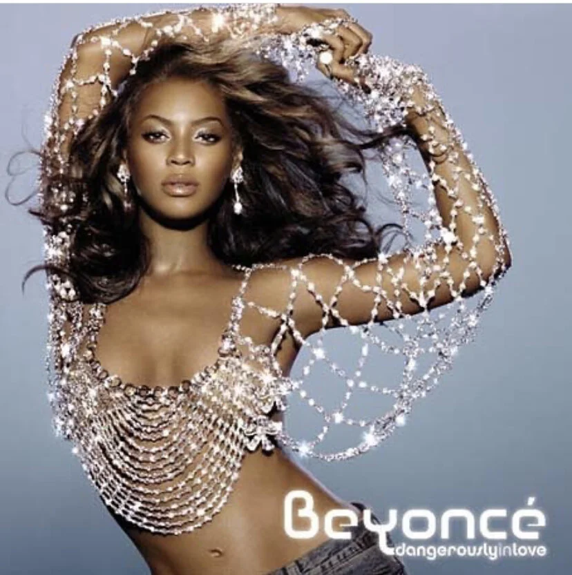 Beyoncé ‘Dangerously In Love’ album cover. Photo by Markus Klinco. Hair by Chuckie Amos.