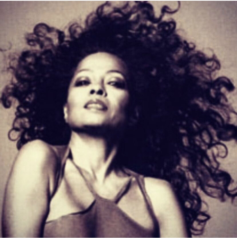 Diana Ross. Hair by Chuckie Amos. Image courtesy of Chuckie Amos.