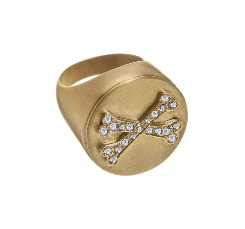 ‘Juana Peekaboo Skull’ ring by Wendy Brandes. Image courtesy of Wendy Brandes.