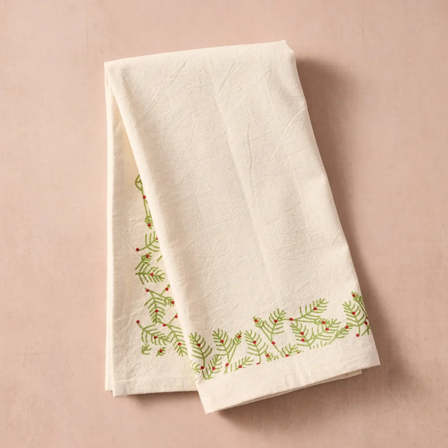 Sardee Holly Cotton Tea Towel