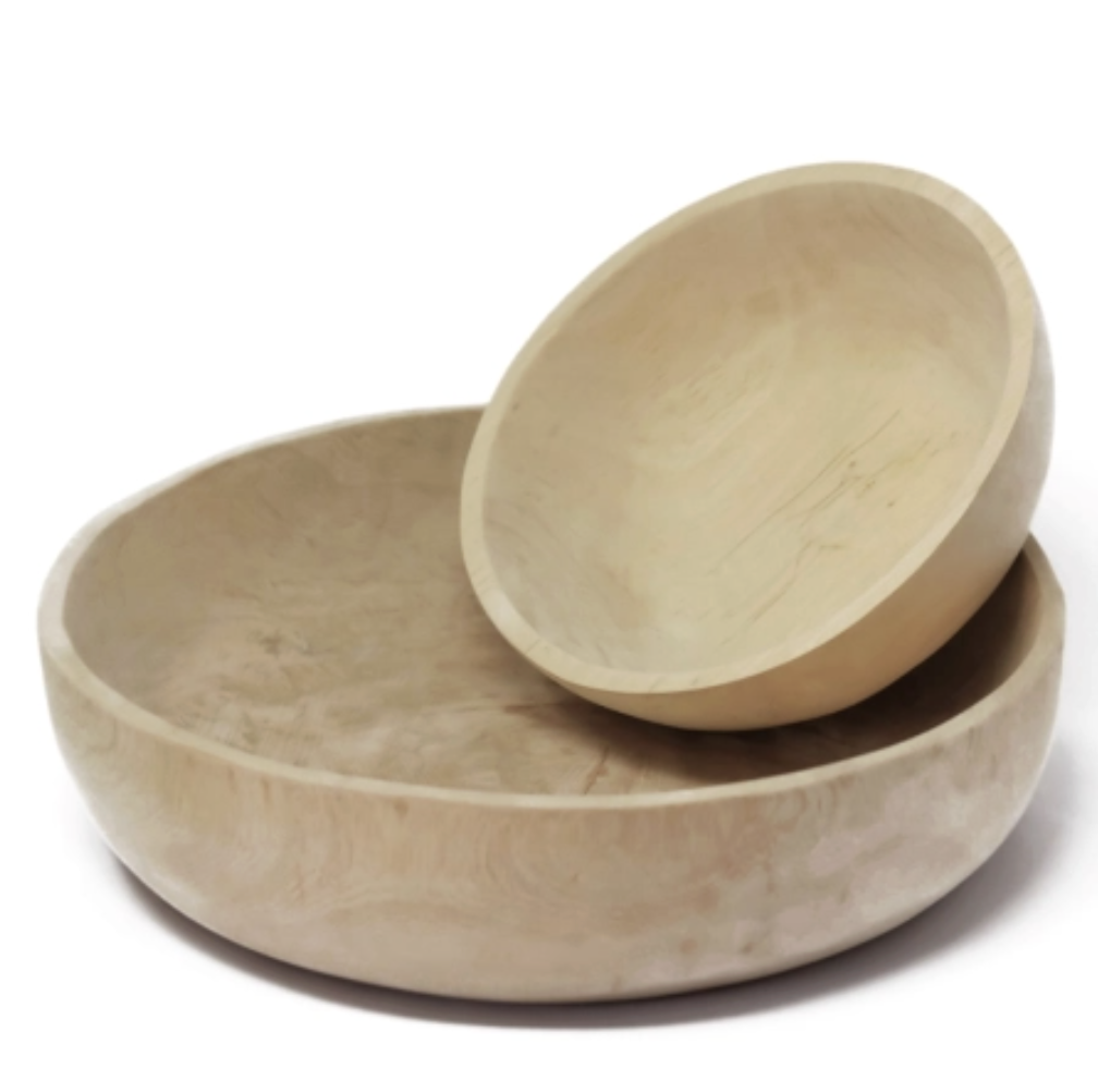 Hand Carved 6″ Elube Bowl