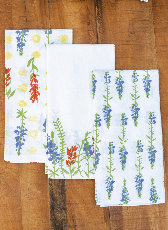 Tea Towel - Bluebonnets