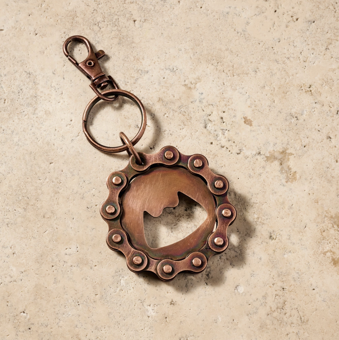 Bike Chain Bottle Opener Key Clasp