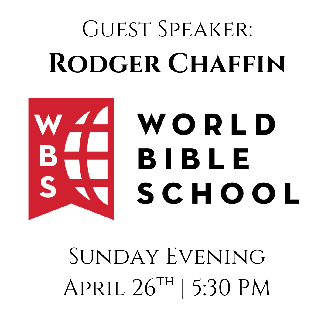 Mission Speaker - Rodger Chaffin