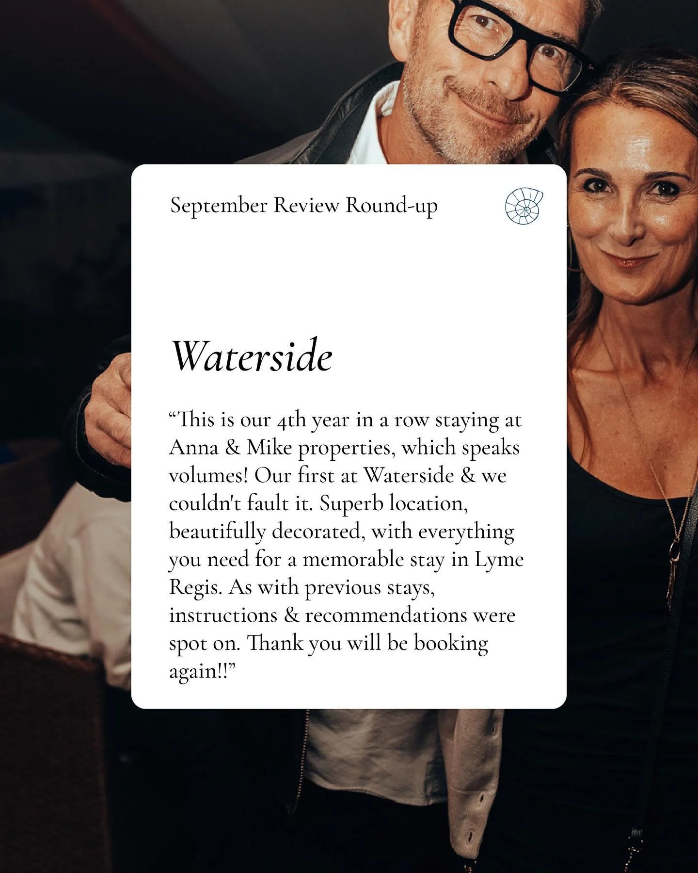 Sunshine, smiles, and fantastic reviews! ☀️ Swipe to read through the feedback that made our September so special.

Mike &amp; Anna x

#lymeregisstays #ukstaycation #seasidestays #beachgetaways #visitdorset