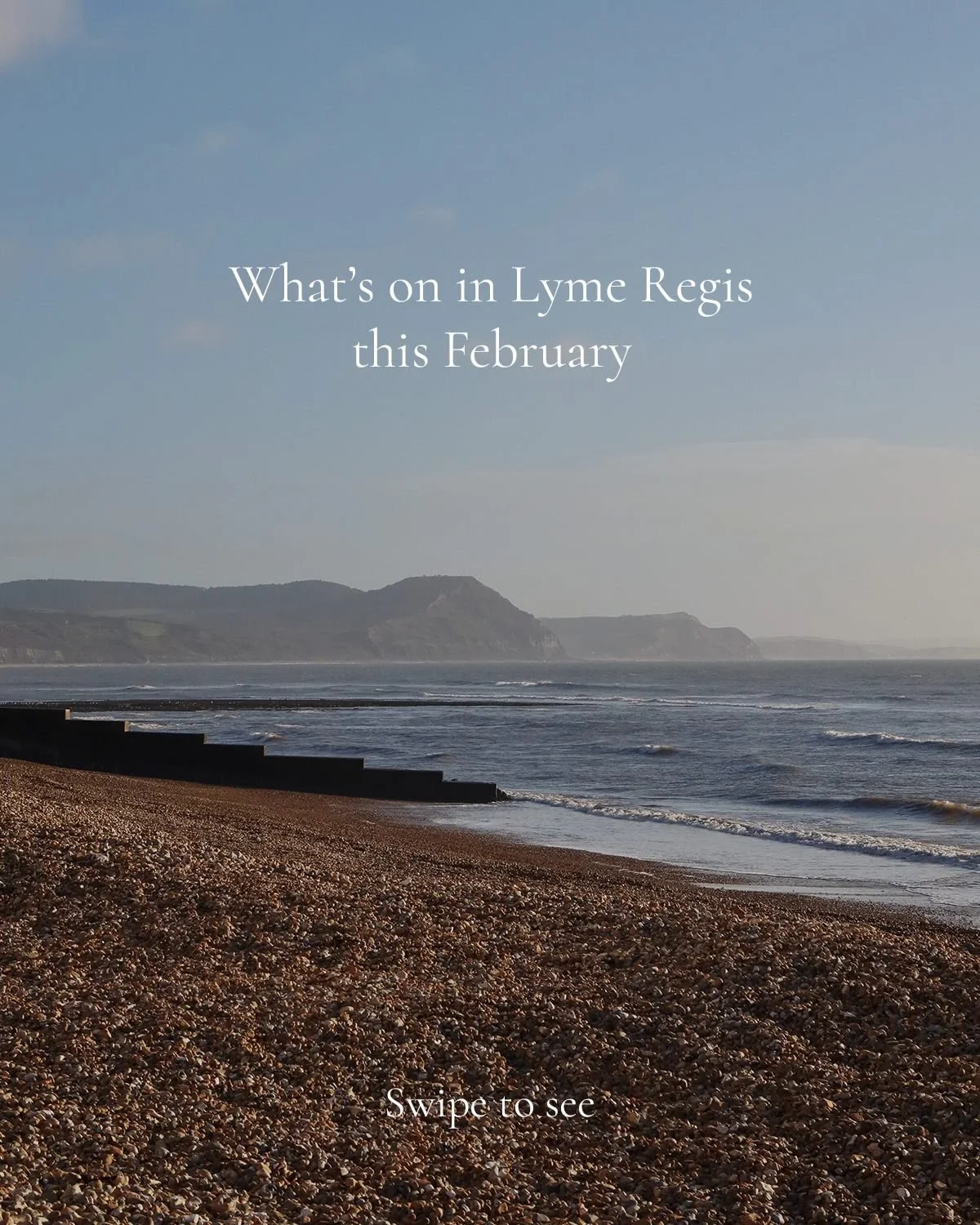 Lyme in February, long walks by the sea, that off-season magic and a lot of fun. Here is a list of our recommendations  we think you would love to do this month! 

🍴Eat at Millside - A refurb of the restaurant has just been finished and it&rsquo;s o
