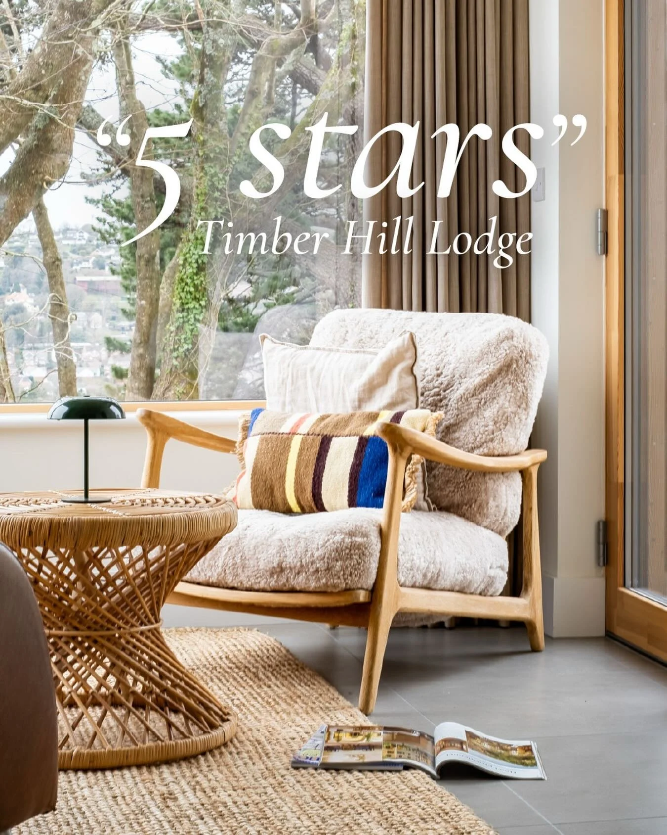 The first review for Timber Hill Lodge, and it&rsquo;s a lovely one. 🤍
&ldquo;5 Stars&rdquo; says it all really.

We&rsquo;re so happy to hear this new stay was the perfect setting for a three-generation family break - from sea views enjoyed from th