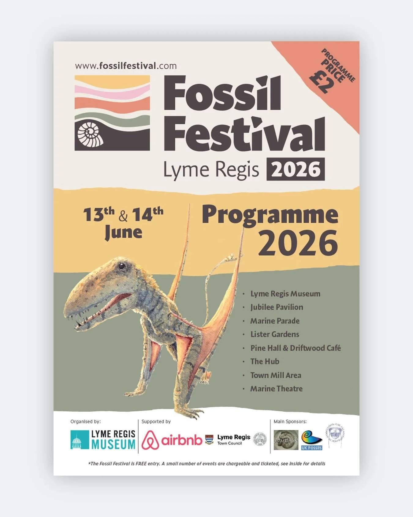 June in Lyme Regis is always special and the Fossil Festival makes it even more so. 🦴
Taking place on 13&ndash;14 June 2026, the Lyme Regis Fossil Festival is billed by organisers as the UK&rsquo;s largest public event dedicated to palaeontology, br