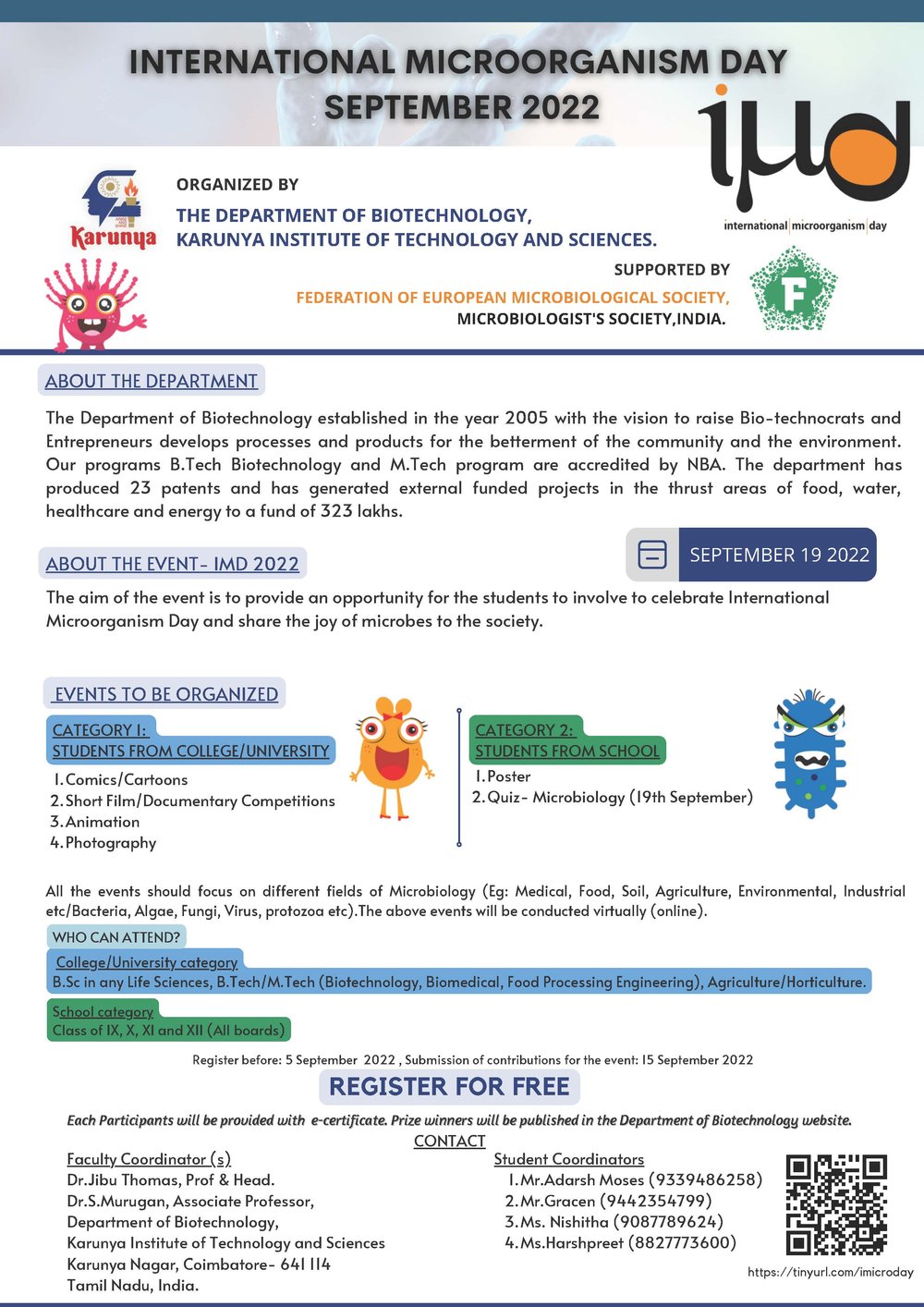 IMD in India — International Microorganism Day