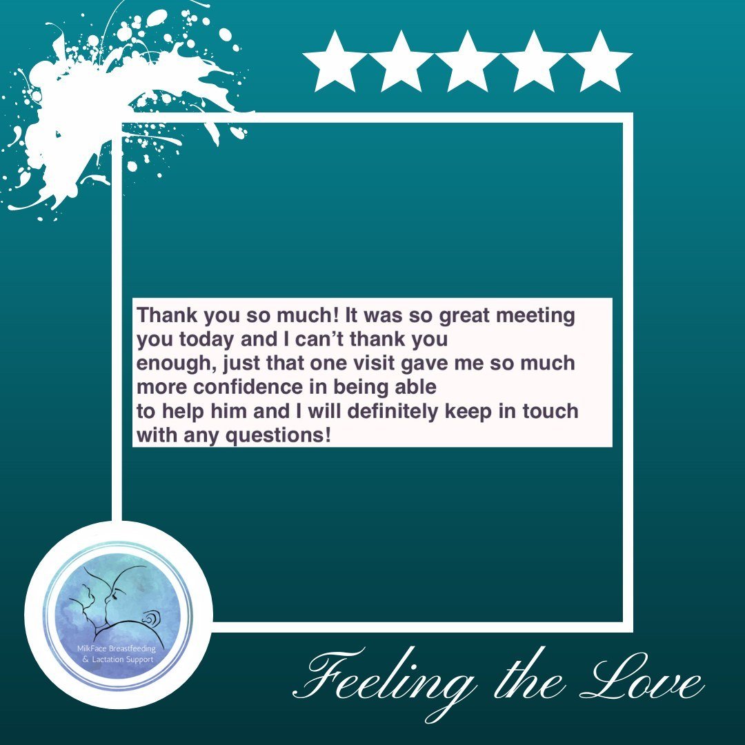 MilkFace thrives on reviews. I encourage you to leave an honest review on FB or Google.⁠
⁠
#FeelingTheLove #Testimonial #Rockstars #NewParents #Breastfeeding #NewMama #Chestfeeding #NormalizeBreastfeeding #FiveStars #MilkFace #MondayLove #Support #Br