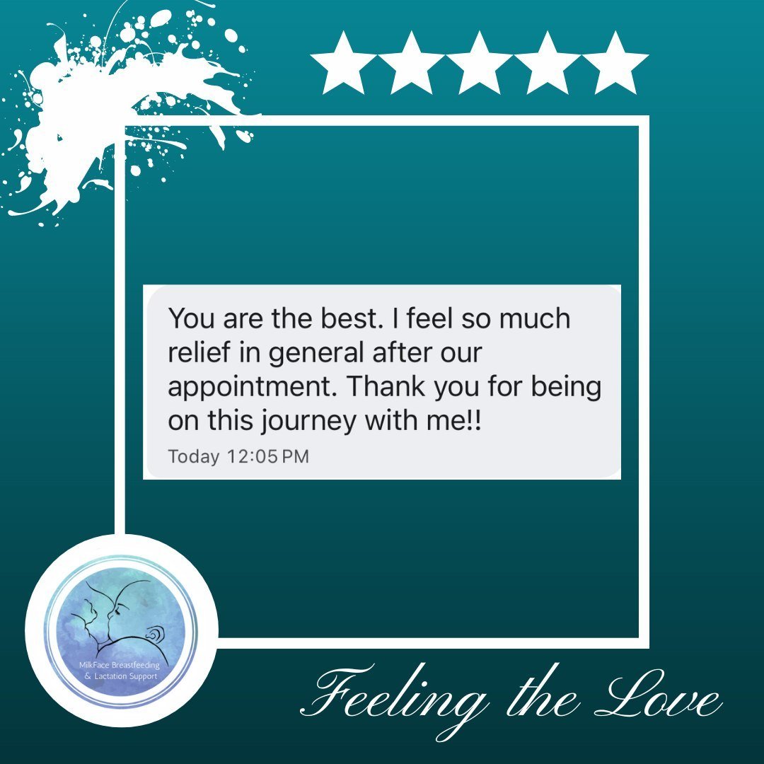 MilkFace thrives on reviews. I encourage you to leave an honest review on FB or Google.⁠
⁠
#FeelingTheLove #Testimonial #Rockstars #NewParents #Breastfeeding #NewMama #Chestfeeding #NormalizeBreastfeeding #FiveStars #MilkFace #MondayLove #Support #Br